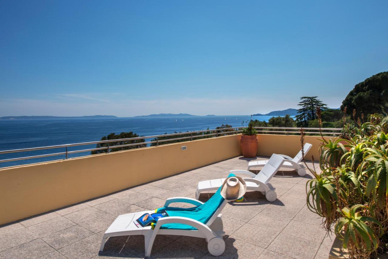 Hotel-Club Du Domaine D'Aiguebelle, Ussim Vacances เลอลาวองดูว์ ภายนอก รูปภาพ
